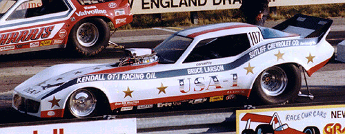 Slixx Decals '78 USA 1 CORVETTE FUNNY CAR - BRUCE LARSON