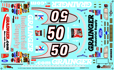 Slixx Decals 2000 #50 GRAINGER FORD SUPERTRUCK