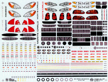 Slixx Decals 2000 STOCK CAR GOODIES
