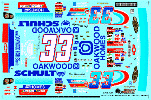 Slixx Decals 2001 #33 OAKWOOD HOMES MONTE CARLO