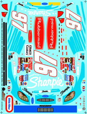 Slixx Decals 2001 #97 SHARPIE