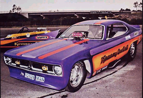 Slixx Decals Kenney Goodell's early 70's Winnstormer Dodge Dart F/C
