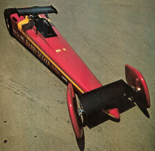 BARRY SETZER'S WEDGE DRAGSTER