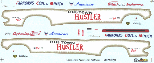 Slixx Decals Chitown '68 Cuda Funny Car