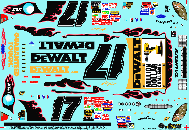 Slixx Decals 2002 DEWALT MILLION $ CHALLENGE TAURUS