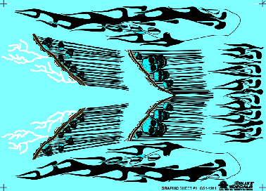 Slixx Decals Graphic Sheet 1