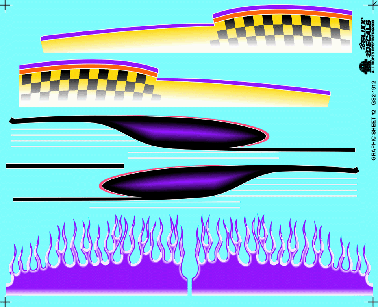 Slixx Decals Graphic Sheet 2