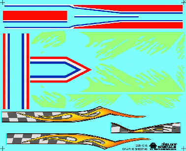 Slixx Decals Graphic Sheet 5