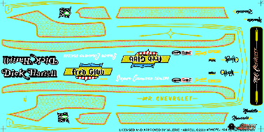Slixx Decals WARREN JOHNSON 2003 P/S GRAND AM