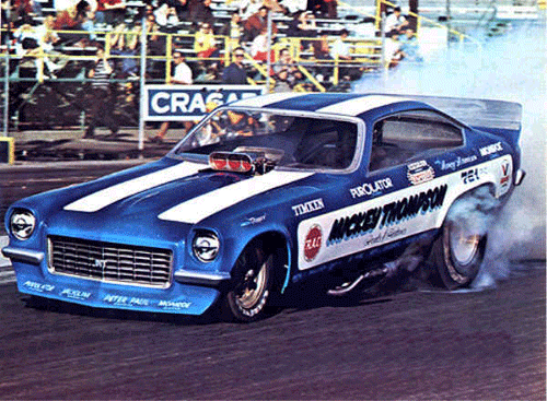 Slixx Decals Mickey Thompson's '72 Vega Funny Car