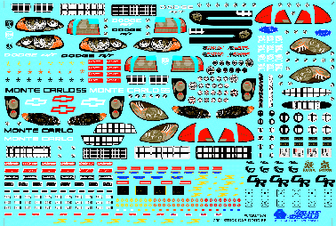 Slixx Decals 2004 STOCK CAR GOODIES SHEET