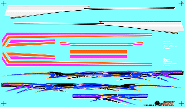 Slixx Decals GRAPHIC SHEET 8 (STRIPES & GRAPHICS)