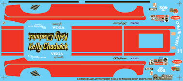 Slixx Decals KELLY CHADWICK'S '74 VEGA PRO STOCK