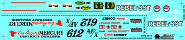 Slixx Decals HAYDEN PROFITT'S 65 A/FX COMET