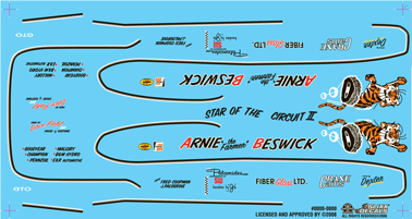 Slixx Decals 06 KB RACING TOP FUEL DRAGSTER DRIVEN BY HILLARY WILL