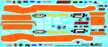 Slixx Decals DYNO DON'S MAVERICK PRO STOCK