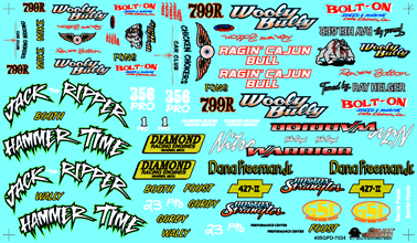 Slixx Decals 05 QUARTER PANEL SHEET D