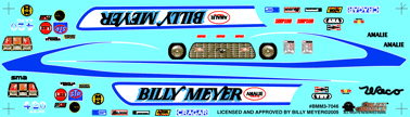 Slixx Decals BILLY MEYER MUSTANG ll
