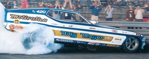Slixx Decals BILLY MEYER FLAME RAM AIR MUSTANG