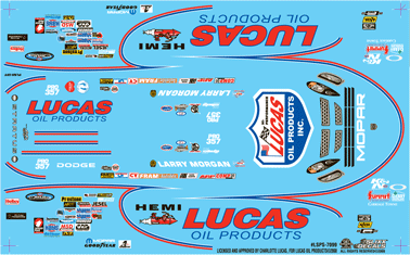 Slixx Decals 06 KB RACING TOP FUEL DRAGSTER DRIVEN BY HILLARY WILL