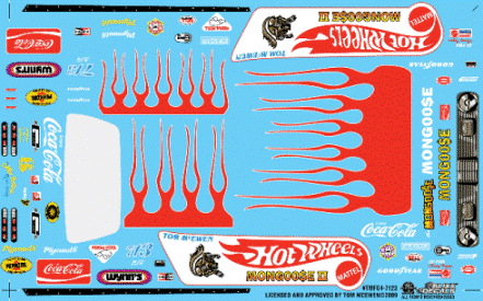 hot wheels decals