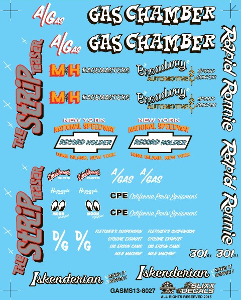 Gas Chamber Gasser Decals