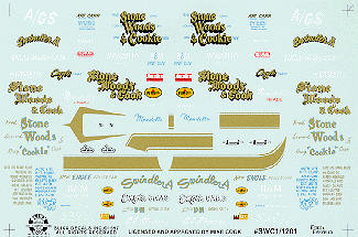 Slixx Decals STONE WOOD'S AND COOK
