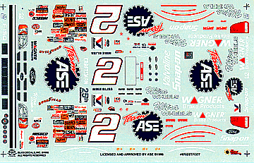 97 #2 25TH ANNIVERSARY TEAM ASE SUPERTRUCK--Slixx Decals