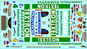 #4 Textron Trans Am Mustang Slixx Decals