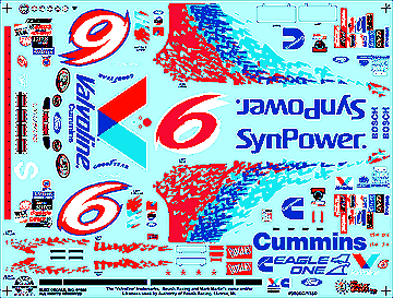 98 #6 SYNPOWER TAURUS Slixx Decals
