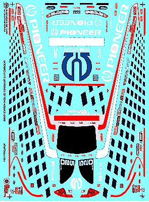 EARLY '98 PIONEER BLACK and BLUE AVENGER FUNNY CAR