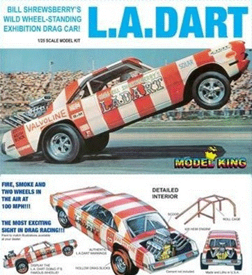LA DART REAR ENGINE HEMI FUNNY CAR